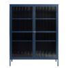 wuhan-vitrineskab-i-stl-bl-stl-med-hndtag-i-guld-fra-unique-furniture-44590400-9 Wuhan Vitrineskab Stål Blå Stål Håndtag