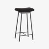 zala-barstol-med-sde-i-sortbeige-imiteret-lammeskind-med-metalsted-fra-6 ZALA Barstol med Sæde i Sort/Beige Imiteret Lammeskind med Metalsted fra Nordal | 40x24x72 cm hos uniquebeds, home & living - Billede 6