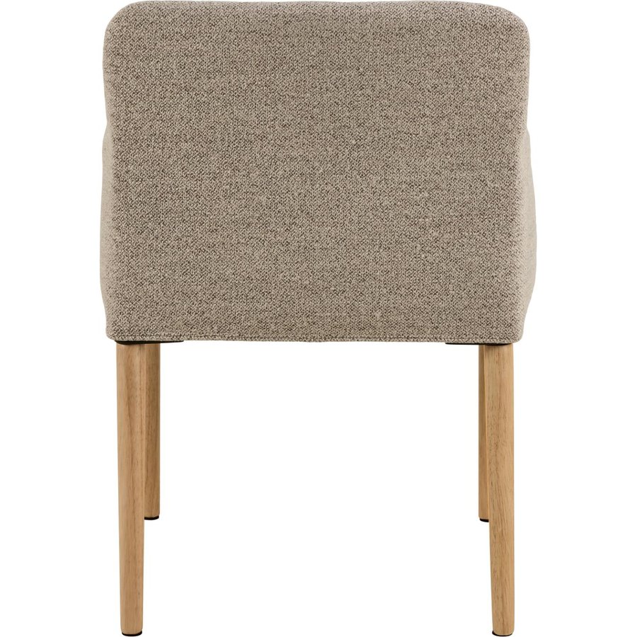 Zoe Spisebordsstol Armlæn Beige Actona