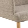 Zoe Spisebordsstol Armlæn Beige Actona