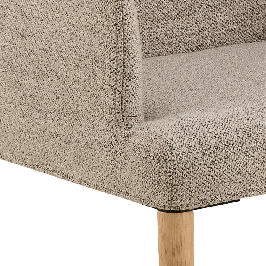 Zoe Spisebordsstol Armlæn Beige Actona