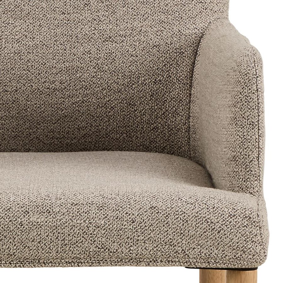 Zoe Spisebordsstol Armlæn Beige Actona