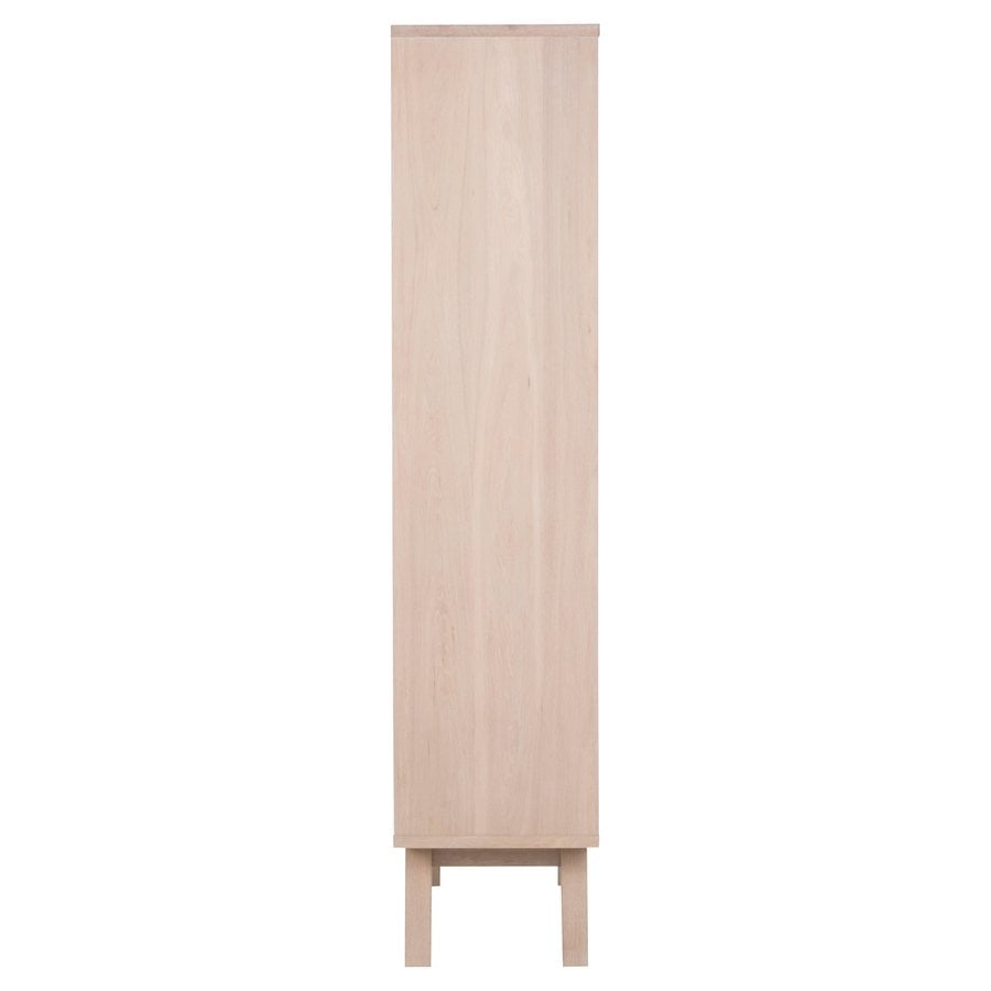 A Line Vitrine Hvidpigmenteret Egetræ Skuffer