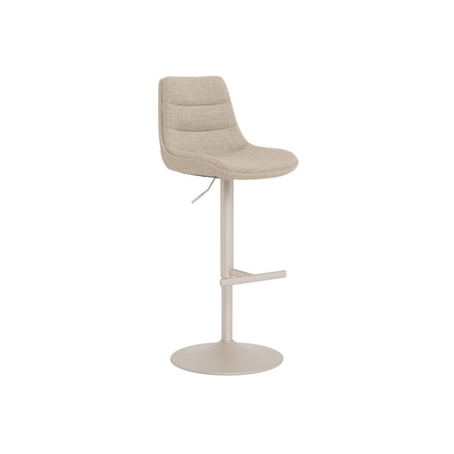 adisa-barstol-i-beige-stof-med-drejefunktion-fodsttte-gaspatron-horiso-0000114706-2 Adisa Barstol Beige Stof Drejefunktion Fodstøtte