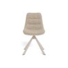 Adisa Spisebordsstol Beige Stof Drejefunktion Horisontal
