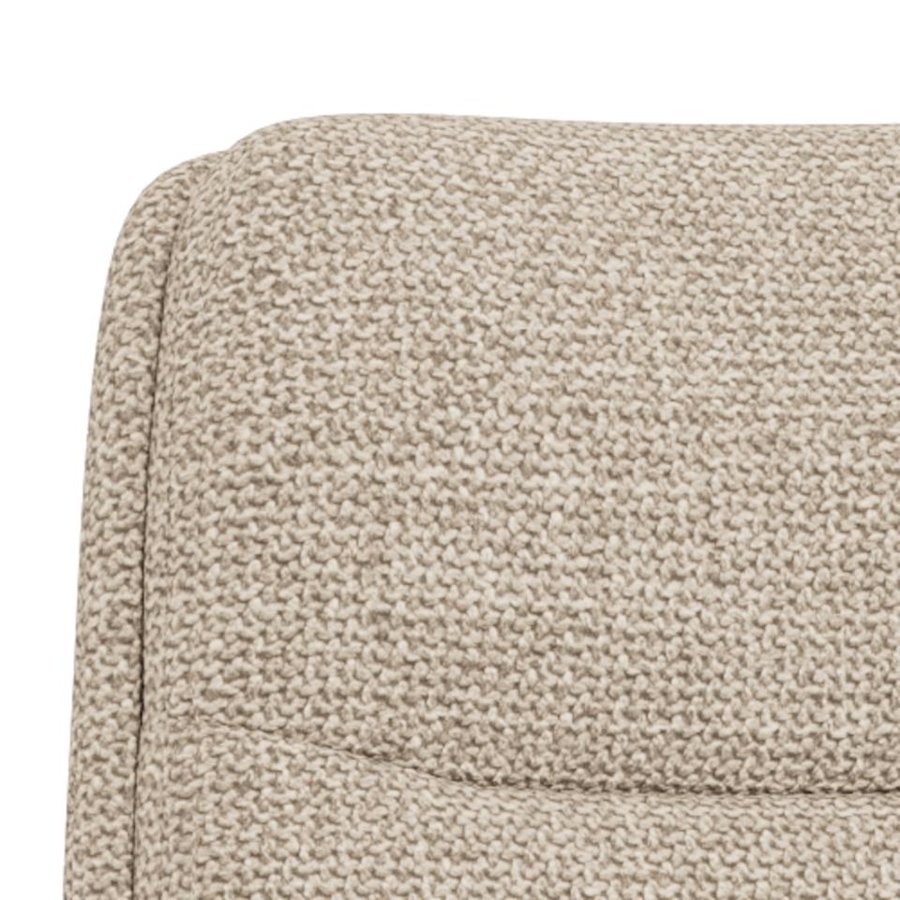 Adisa Spisebordsstol Beige Stof Drejefunktion Horisontal