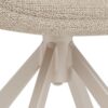 Adisa Spisebordsstol Beige Stof Drejefunktion Horisontal