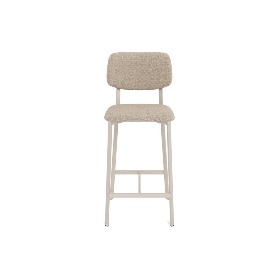 Alison Counterstol Beige Stof Fodstøtte Stel