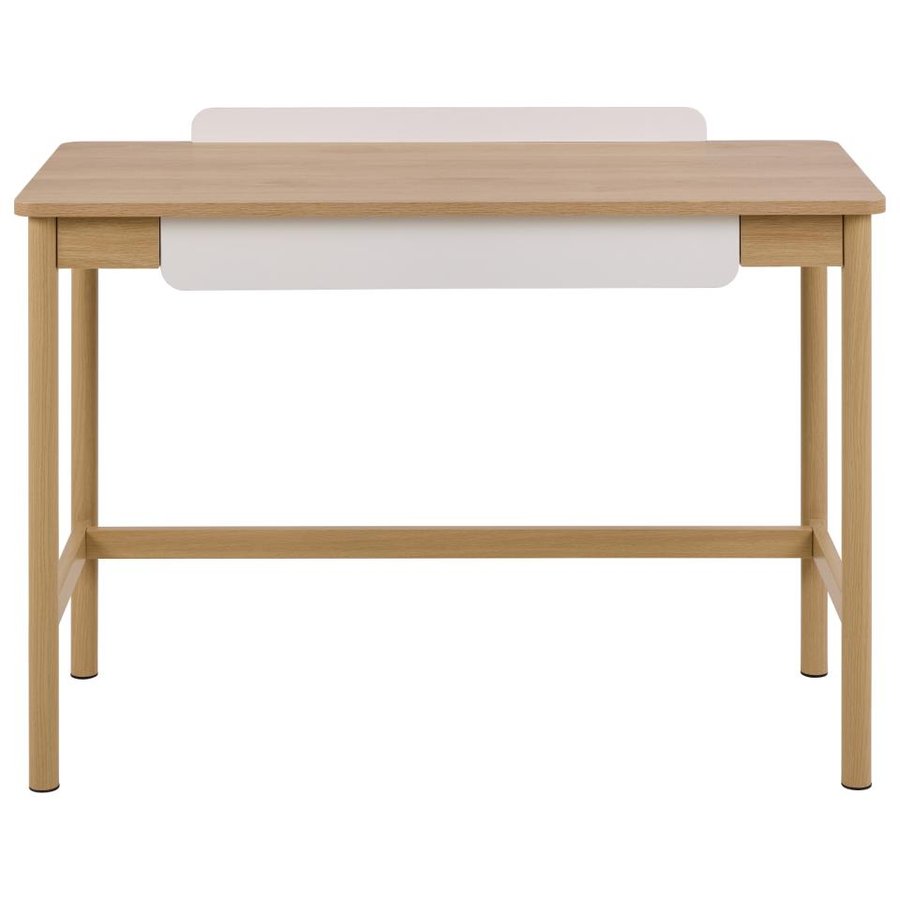Alpena Skrivebord Eg Melamin Skuffe Beige