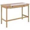 Alpena Skrivebord Eg Melamin Skuffe Beige