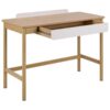 Alpena Skrivebord Eg Melamin Skuffe Beige