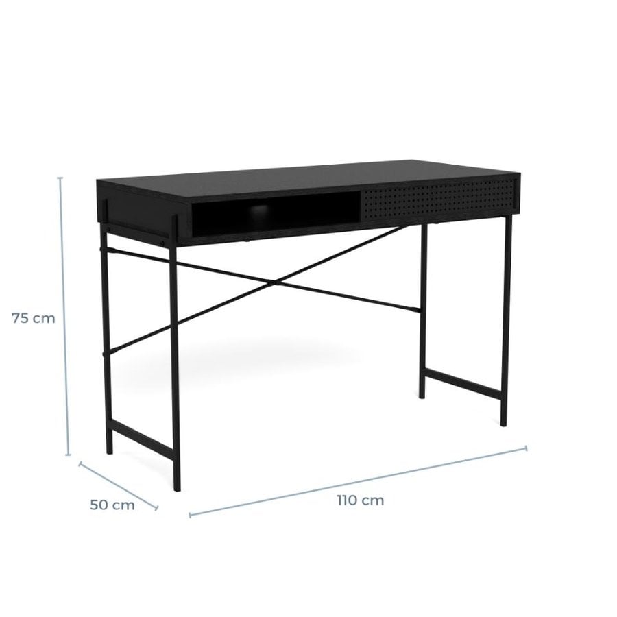 angus-skrivebord-i-sort-ask-melamin-med-kabelgennemfring-metal-mesh-sk-0000090079-10 Angus Skrivebord Sort Ask Melamin Kabelgennemføring