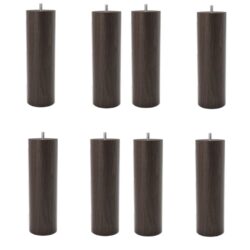 Tyk Rund Egetræ Røget 19cm. (Ø55) - 8 stk (Fra 160x200 - 180x210cm) +998,00&nbsp;kr.