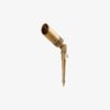 bragi-udendrs-lampe-med-spyd-i-100-messing-fra-nordal-6x20-cm-guld-hos-1 BRAGI Udendørs Lampe med Spyd i 100% Messing fra Nordal | Ø6x20 cm | Guld hos uniquebeds, home & living - Billede 1
