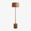 CANE Gulvlampe i Flettet Sukkerør fra Nordal | Ø42x150 cm | Natur hos uniquebeds, home & living - Billede 1