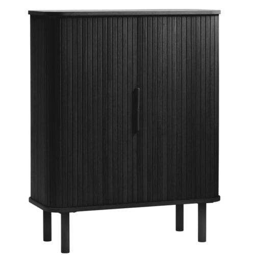 Harbin Skab i Sort Egefiner fra Unique Furniture | B90xH113xD40cm - Billede 2