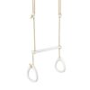 lillagunga-gymnastik-ringe-med-trapez-stang-i-massiv-birketr-i-hvid-4-1 Lillagunga Gymnastik Ringe med Trapez Stang i Massiv Birketræ i Hvid | 4 Farver Reb & 3 Længder hos Uniquebeds, home & living - Billede 1