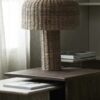 ATUM Bordlampe i Flettet Sukkerrør fra Nordal | Ø40x50 cm | Natur hos uniquebeds, home & living - Billede 3