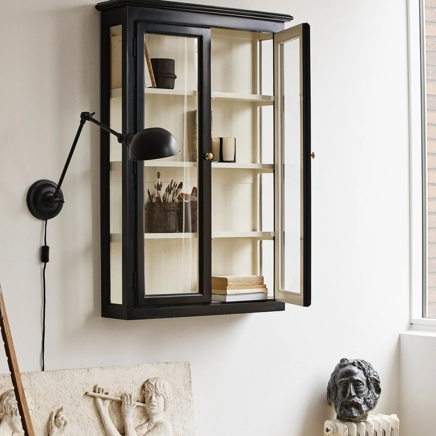 AURA Væglampe i Sortlakeret Metal fra Nordal | 71x15x24 cm | Sort hos uniquebeds, home & living - Billede 5