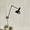 FREYA Justerbar Væglampe i Sortlakeret Metal fra Nordal | 65x20x70 cm | Sort hos uniquebeds, home & living - Billede 2