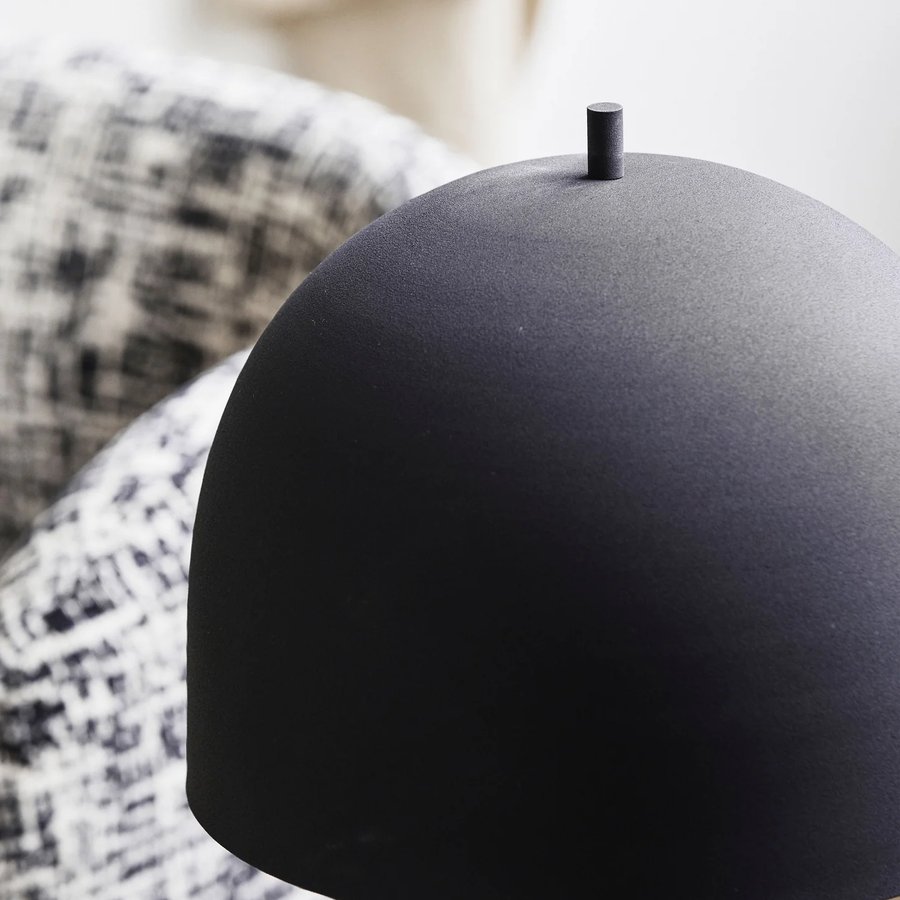 GLOW Bordlampe i Sortlakeret Metal fra Nordal | Ø31x51 cm | Sort hos uniquebeds, home & living - Billede 3