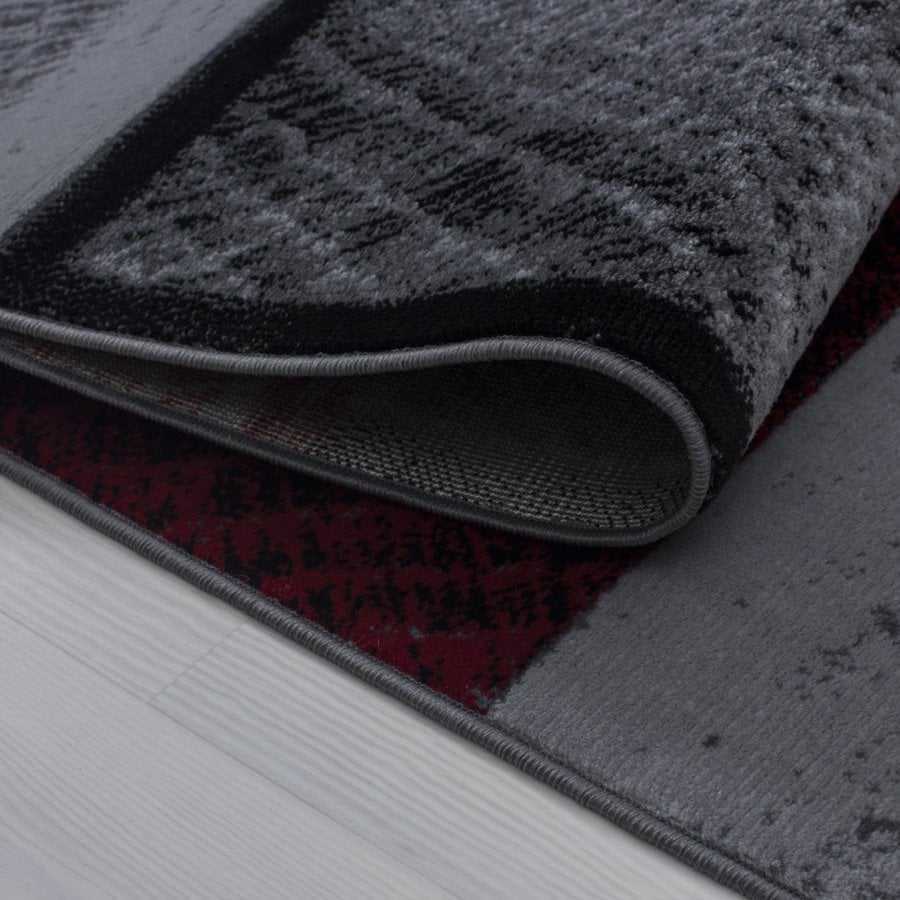 Henry Gulvtæppe i Rød Polypropylen fra Rugs by Uniquebeds, Home & Living | LxB 80x150 cm - Billede 4