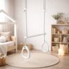 miljoe-lillagunga-gymnastik-ringe-med-trapez-stang-i-massiv-birketr-i-hvid-4-7 Lillagunga Gymnastik Ringe med Trapez Stang i Massiv Birketræ i Hvid | 4 Farver Reb & 3 Længder hos Uniquebeds, home & living - Billede 7
