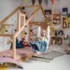 Lillagunga Trapez Gynge i Massiv Egetræ | 9 Farver Reb & 3 Længder hos uniquebeds, home & living - Billede 27