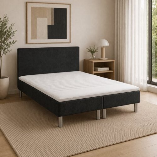 Classic Diamant Boxmadras med 5 zoners Pocketfjedre og Naturlatex topmadras fra Nature - Billede 1