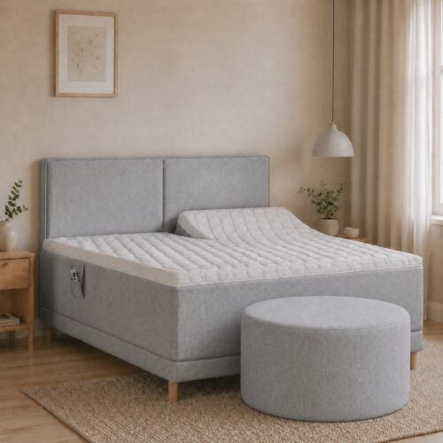 Superior/Luxury Puf fra Nature | Ø50/100xH46 cm - Billede 1