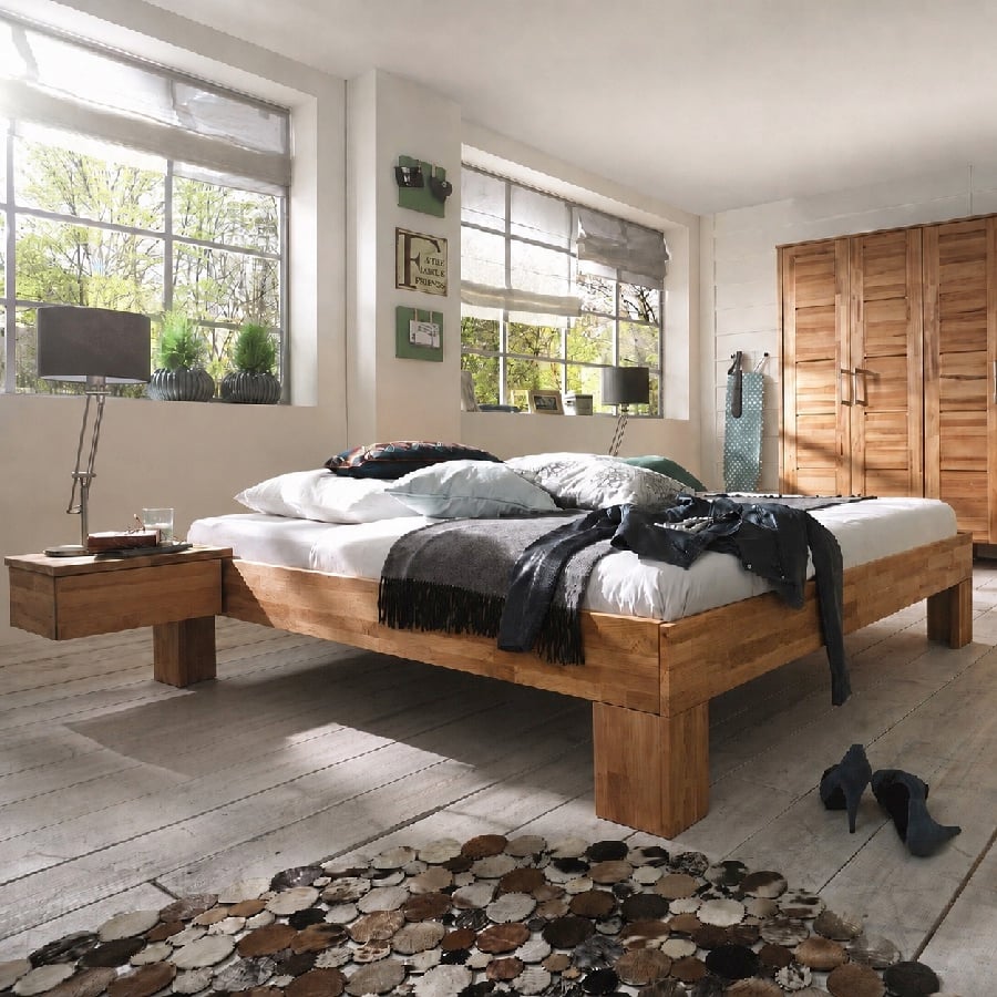 Saga Snedker Sengeramme i Massiv FSC Egetræ uden Gavl fra Organic Sleep hos uniquebeds, home & living 2