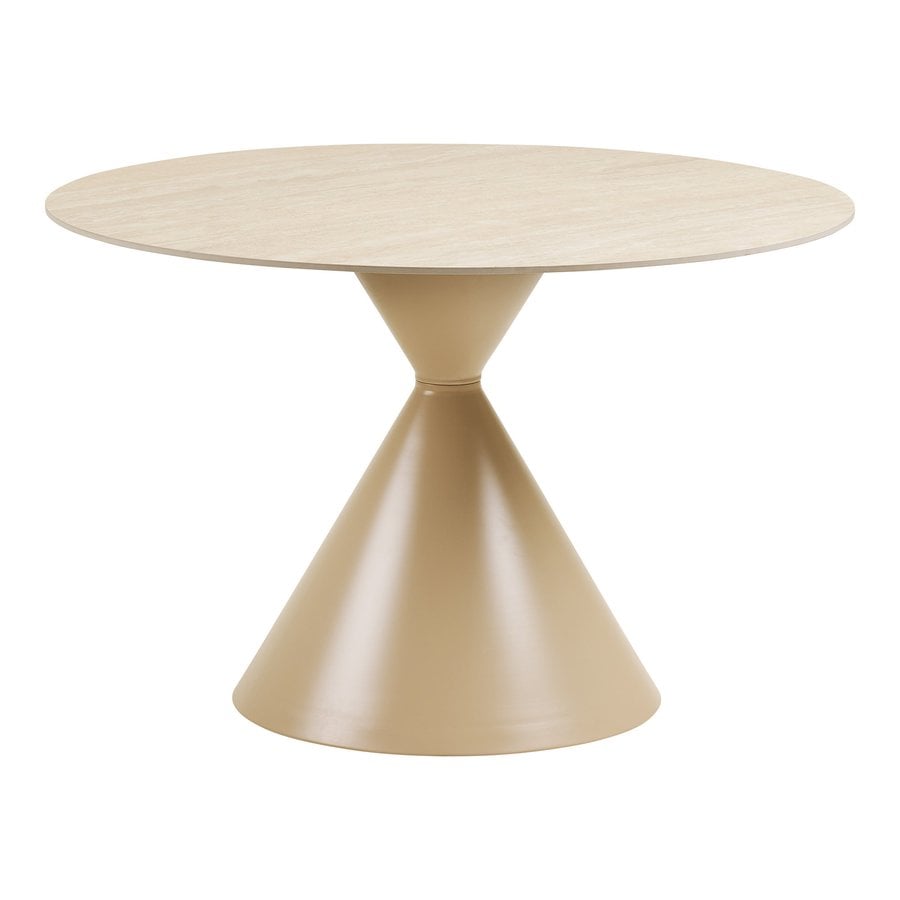 Annecy Spisebord i Sand Keramik & Stel i Stål fra House Nordic | Ø 120x76 cm - Billede 4