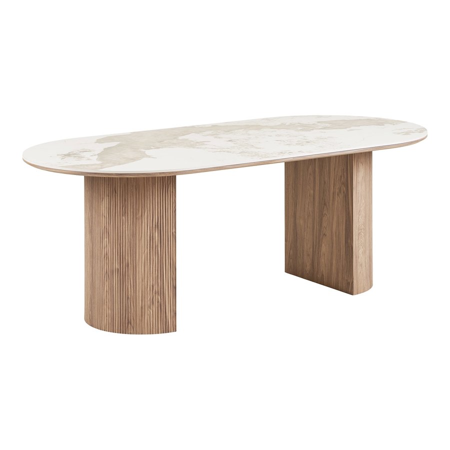 athens-spisebord-i-hvidbrun-keramik-fra-house-nordic-bdh-100x210x76-cm-1 Athens Spisebord i Hvid/Brun Keramik fra House Nordic | BDH 100x210x76 cm - Billede 4