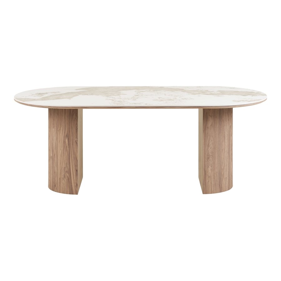 athens-spisebord-i-hvidbrun-keramik-fra-house-nordic-bdh-100x210x76-cm-3 Athens Spisebord i Hvid/Brun Keramik fra House Nordic | BDH 100x210x76 cm - Billede 5