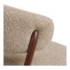 Cavi Spisebordsstol i Sand Polyester & Ben i Valnød Stål fra House Nordic | LBH 65x57x80cm - Billede 9
