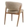 Cavi Spisebordsstol i Sand Polyester & Stel i Natur Trælook Stål fra House Nordic | LBH 65x57x80 cm - Billede 8