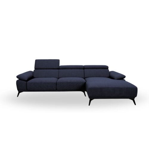 Florida Chaise Sofa Venstrevendt i Marino Blå Stof fra Hundevad & Co - Billede 1