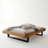 Frigg Snedker Bjælkesengeramme i Massiv FSC Egetræ uden Gavl & Metalben fra Organic Sleep | Naturolie | Mulighed for Skuffer & Sengeborde hos uniquebeds, home & living - Billede 5