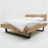 Frigg Snedker Bjælkesengeramme i Massiv FSC Grantræ med Gavl & Metalben fra Organic Sleep | Bivoks | Mulighed for Skuffer & Sengeborde hos uniquebeds, home & living - Billede 2