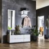 København Snedker Entremøbel med 4 Skuffer i Massiv Fyrretræ i Hvid lak fra Raw Furniture | H42,7xB133xD42 cm - Billede 5