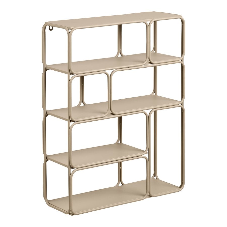 lanciano-vgreol-i-beige-metal-fra-house-nordic-bdh-48x18x64-cm-1 Lanciano Vægreol i Beige Metal fra House Nordic | BDH 48x18x64 cm - Billede 3