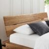 Frigg Snedker Bjælkesengeramme i Massiv Egetræ med Gavl & Metalben fra Organic Sleep | Naturolie | Mulighed for Skuffer & Sengeborde hos uniquebeds, home & living - Billede 5