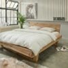 Frigg Snedker Bjælkesengeramme i Massiv Egetræ med Gavl & Træben fra Organic Sleep | Naturolie | Mulighed for Skuffer & Sengeborde hos uniquebeds, home & living - Billede 3