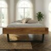 Frigg Snedker Bjælkesengeramme i Massiv FSC Egetræ uden Gavl & Metalben fra Organic Sleep | Naturolie | Mulighed for Skuffer & Sengeborde hos uniquebeds, home & living - Billede 2