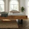 Frigg Snedker Bjælkesengeramme i Massiv FSC Egetræ uden Gavl & Metalben fra Organic Sleep | Naturolie | Mulighed for Skuffer & Sengeborde hos uniquebeds, home & living - Billede 3