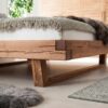 Frigg Snedker Bjælkesengeramme i Massiv FSC Egetræ uden Gavl & Træben fra Organic Sleep | Naturolie | Mulighed for Skuffer & Sengeborde hos uniquebeds, home & living - Billede 2