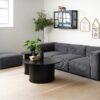 miljoe-nola-sjlebord-i-sort-egetr-fra-unique-furniture-50x55-cm-4 Nola Søjlebord i Sort Egetræ fra Unique Furniture | Ø50x55 cm - Billede 2