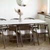 miljoe-noli-spisebord-i-hvidmrkebrun-keramik-askefiner-fra-house-nordic-bdh-9-2 Noli Spisebord i Hvid/Mørkebrun Keramik & Askefiner fra House Nordic | BDH 90x200x76 cm - Billede 2