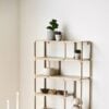 miljoe-prime-lanciano-vgreol-i-beige-metal-fra-house-nordic-bdh-48x18x64-cm-2 Lanciano Vægreol i Beige Metal fra House Nordic | BDH 48x18x64 cm - Billede 1