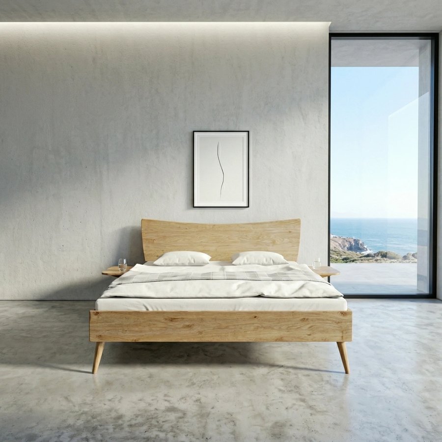 Vidar Snedker Sengeramme i Massiv FSC Egetræ fra Organic Sleep hos uniquebeds, home & living - Billede 5